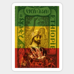 Haile Selassie Emperor of Ethiopia Sticker